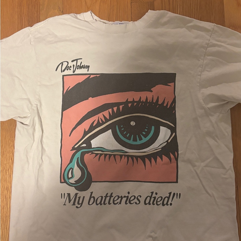 Gallery Dept. Dead Batteries T-Shirt 'Antique White'